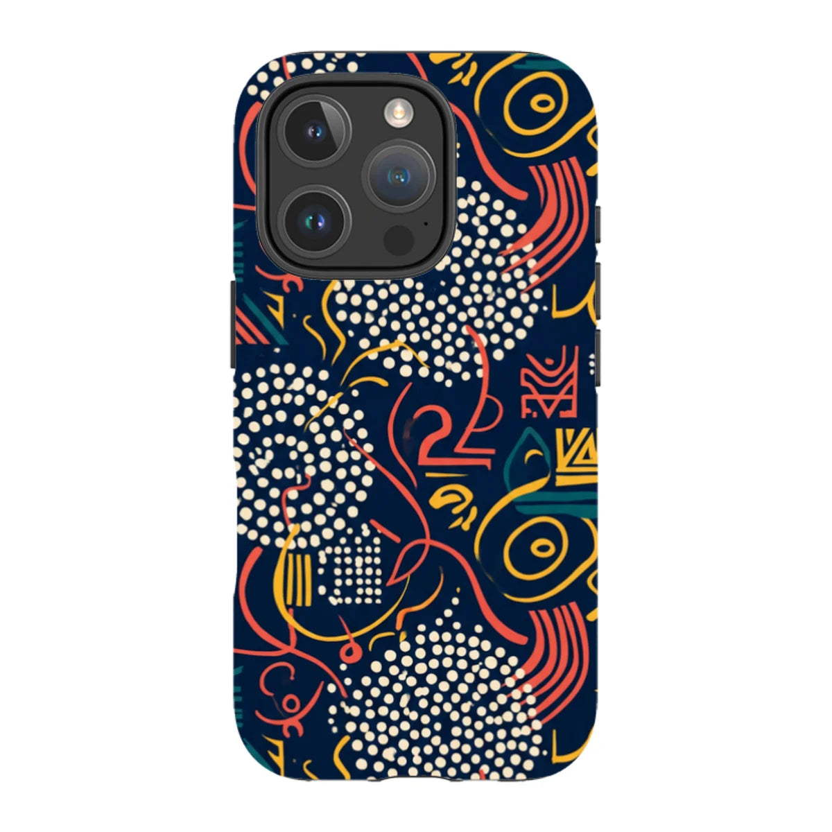 Adire Nightfall by Ada Okoye — Magsafe Tough Case for iPhone — Finnaij