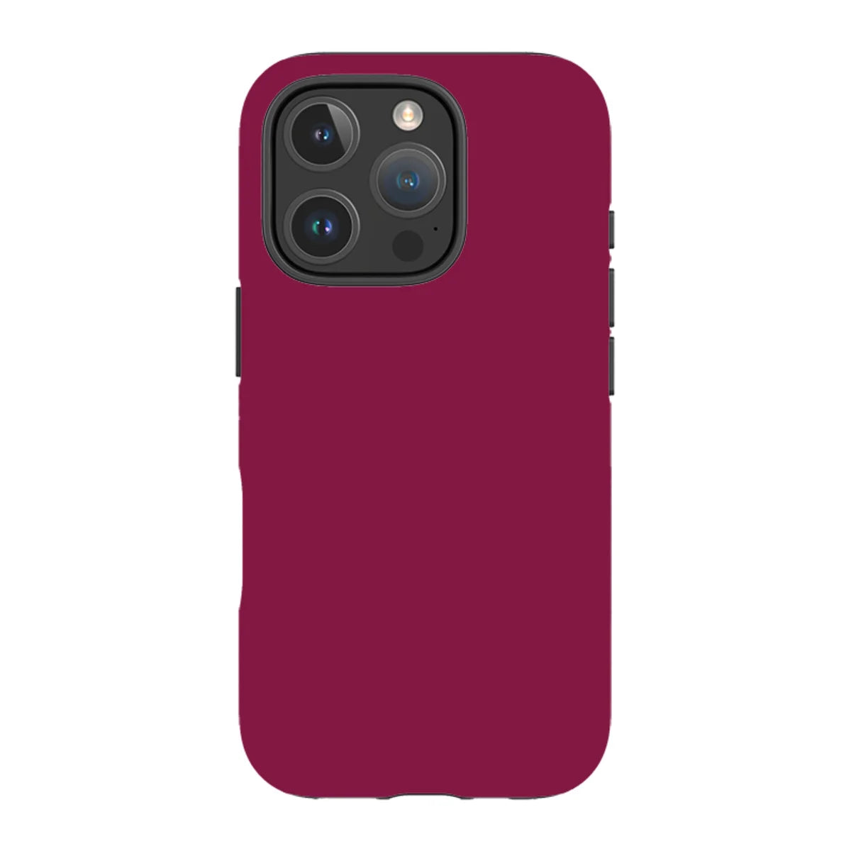Simple Range Burgundy Orchid — iPhone 16 Pro MagSafe Tough Case — Finnaij