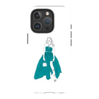 Blue Dress by Keagan Haight — iPhone 16 Pro Magsafe Tough Case — Finnaij