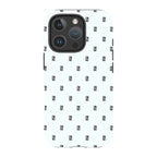 Monogram Snow — iPhone 16 Pro Magsafe Tough Case — Finnaij