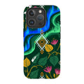 Aurora Birch Bloom by Aino Kallio — iPhone 16 Pro Magsafe Tough Case — Finnaij