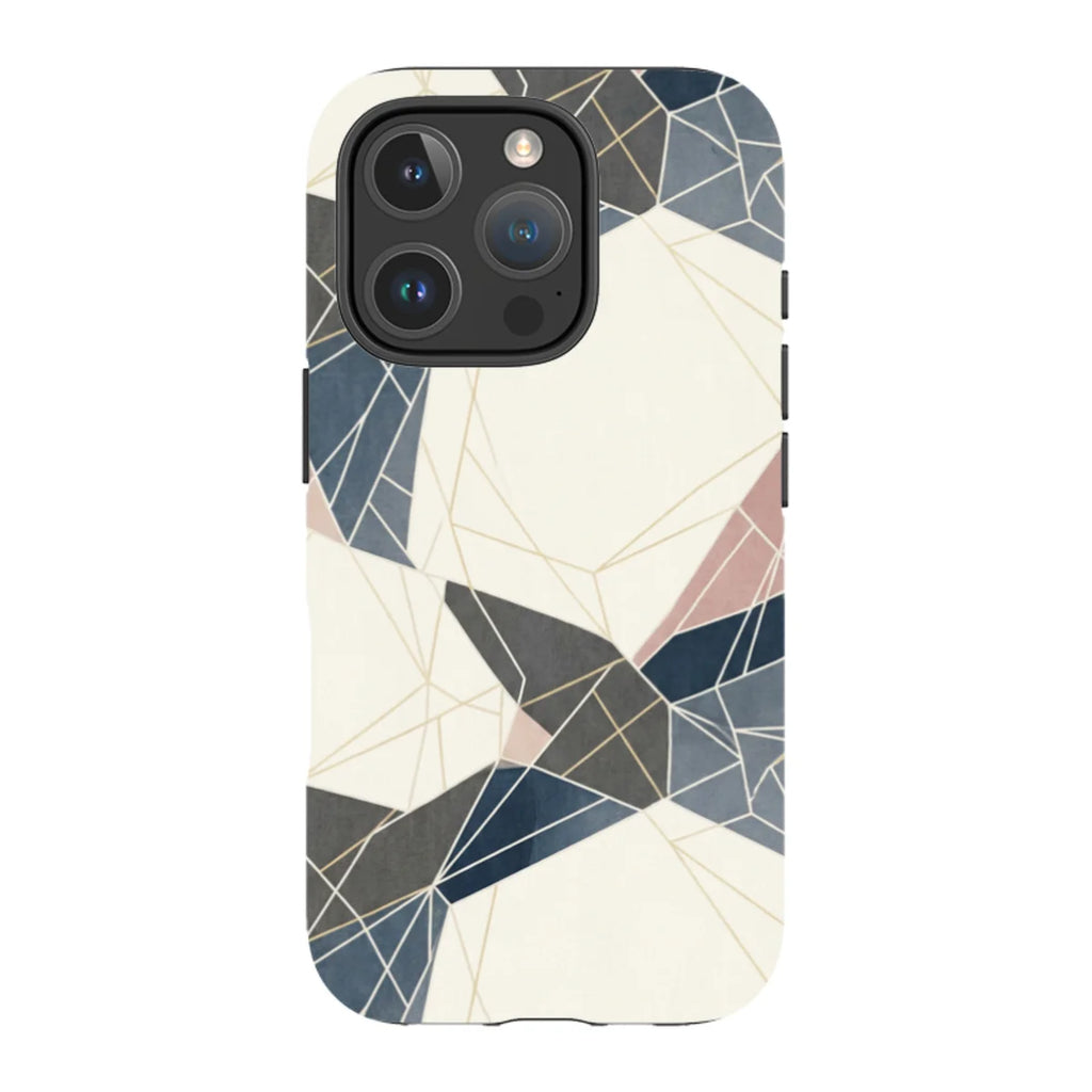 Frozen Lake Geometry by Elsi Vaarala — iPhone 16 Pro Magsafe Tough Case — Finnaij