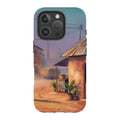 City Edge Quiet Street by Tobi Akinyemi — iPhone 16 Pro MagSafe Tough Case — Finnaij