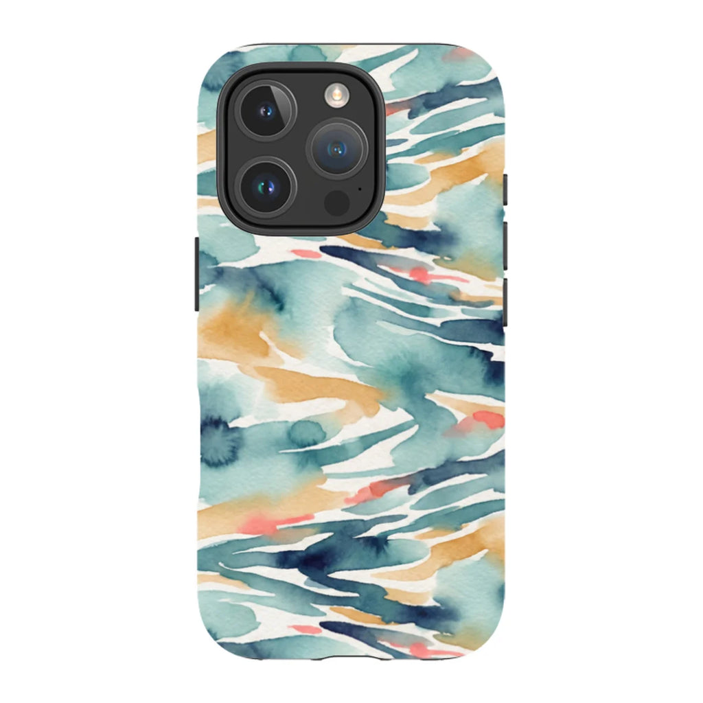 River Reflection Pattern Crop by Tobi Akinyemi — iPhone 16 Pro MagSafe Tough Case — Finnaij