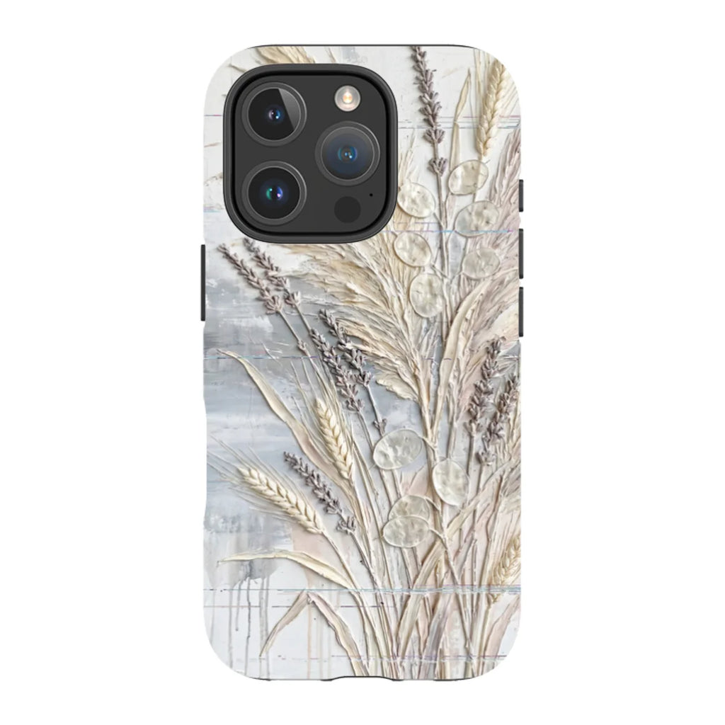 Dried Flowers and Grasses by Frida Lövström — iPhone 16 Pro Magsafe Tough Case — Finnaij