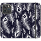 Feathers in Bloom Vegan Leather — iPhone 16 Pro Wallet Case — Finnaij
