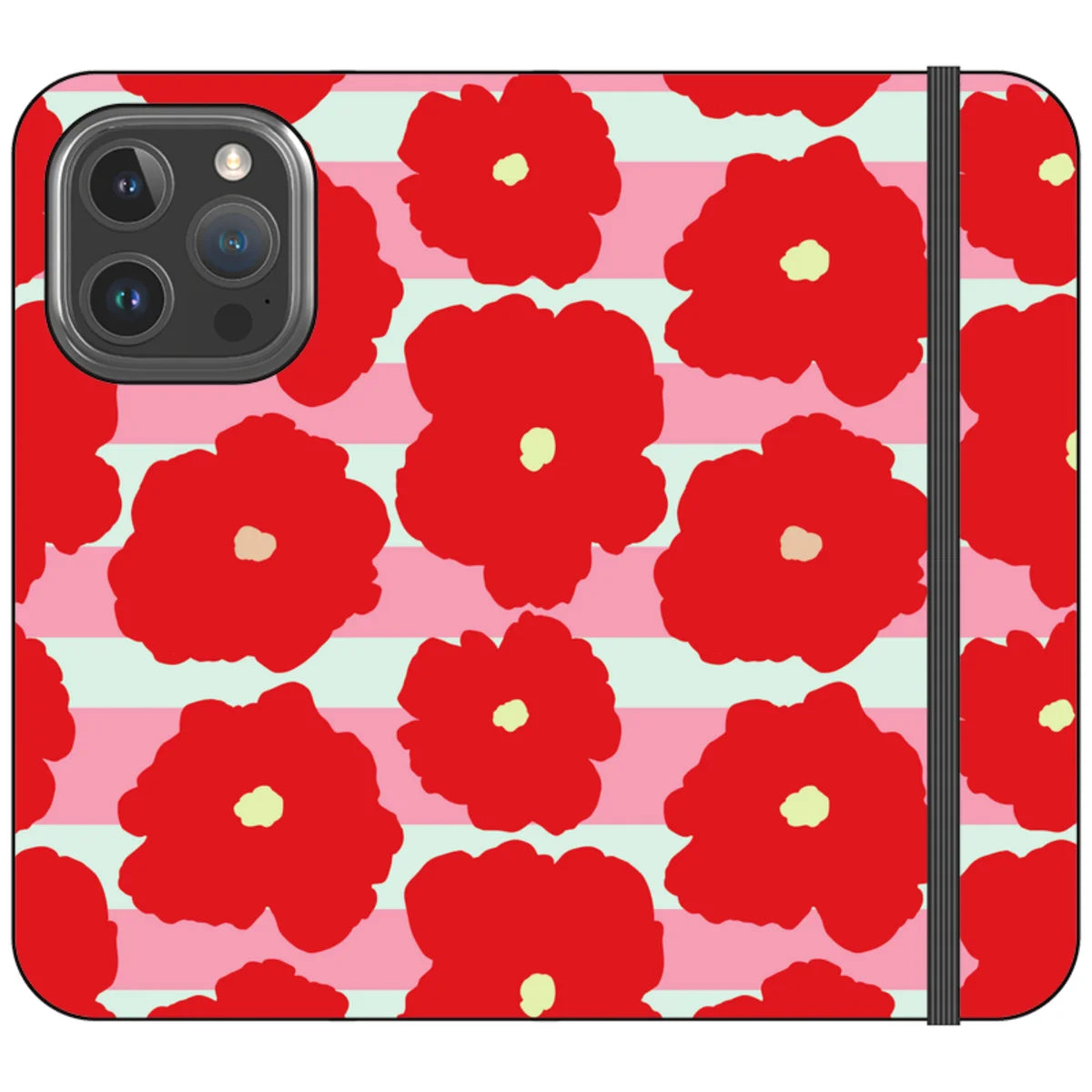 Bold Floral — iPhone 16 Pro Wallet Case — Finnaij