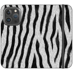 Zebra Groove — iPhone 16 Pro Wallet Case — Finnaij