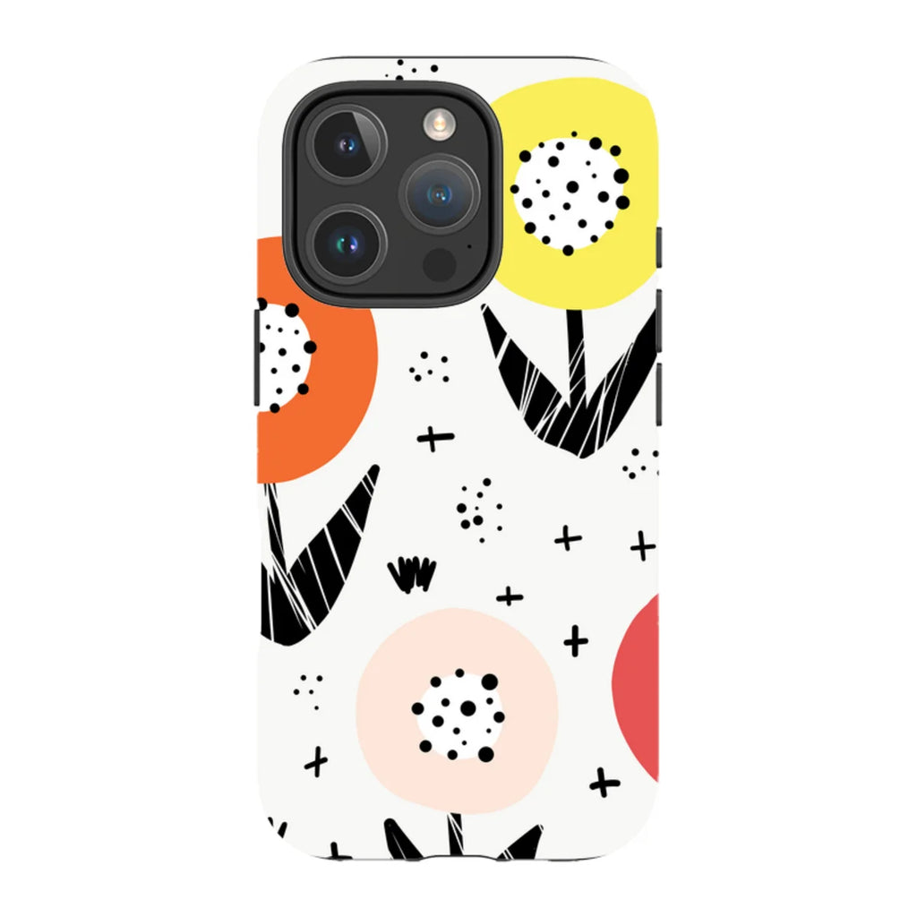 Botanical Doodle — iPhone 16 Pro Tough Case — Finnaij