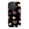 White & Black Hearts — iPhone 16 Pro Tough Case — Finnaij