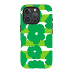 Bold Floral Green — iPhone 16 Pro Tough Case — Finnaij