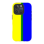 Rainbow Series Yellow Blue — iPhone 16 Pro Tough Case — Finnaij