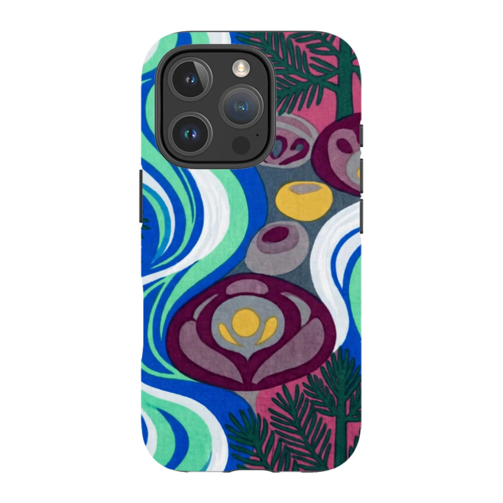 Sauna Bloom Motif by Aino Kallio — iPhone 16 Pro Tough Case — Finnaij