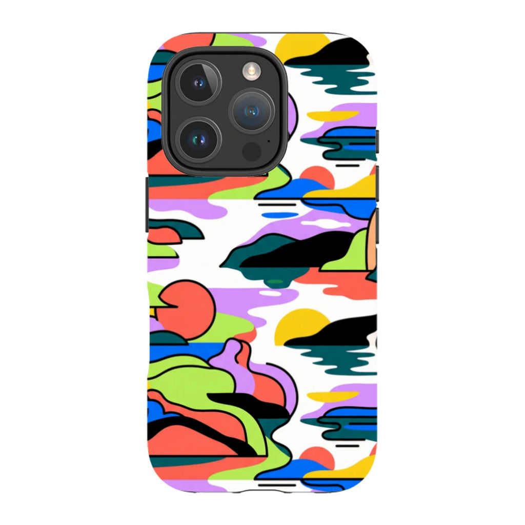 Archipelago Color Motion by Salla Niemi — iPhone 16 Pro Tough Case — Finnaij