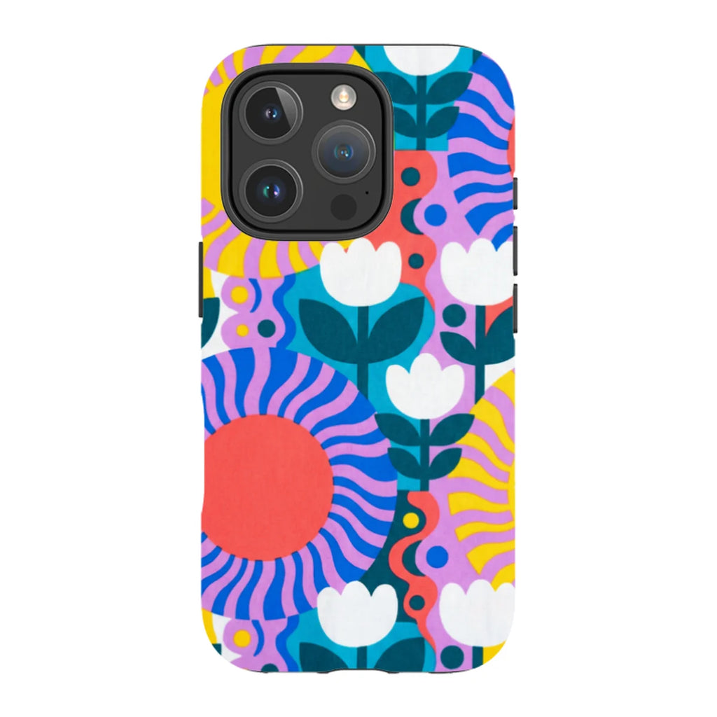 Midnight Sun Mod Bloom by Salla Niemi — iPhone 16 Pro Tough Case — Finnaij