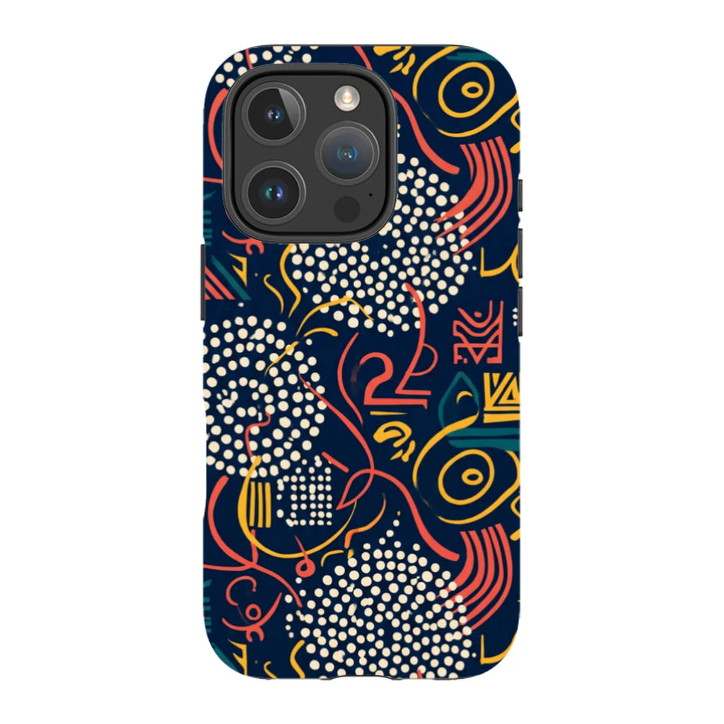 Adire Nightfall by Ada Okoye — Tough Case for iPhone — Finnaij