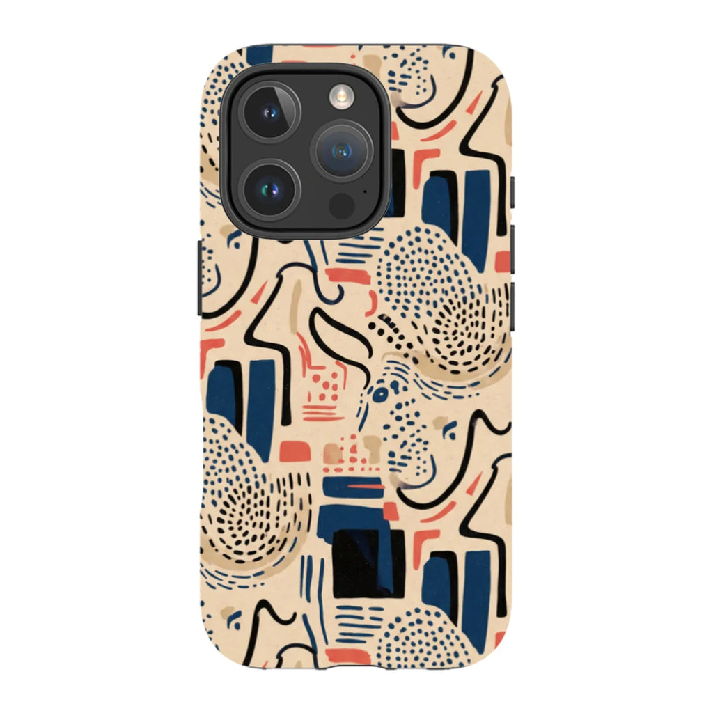 Sandstone Adire by Ada Okoye — iPhone 16 Pro Tough Case — Finnaij