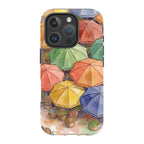 Market Umbrellas from Above by Tobi Akinyemi — iPhone 16 Pro Tough Case — Finnaij