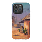 City Edge Quiet Street by Tobi Akinyemi — iPhone 16 Pro Tough Case — Finnaij