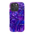 Iris Flowers by Frida Lövström — iPhone 16 Pro Tough Case — Finnaij