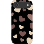 White & Black Hearts — iPhone Air iPhone Bio-degradable Case — Finnaij