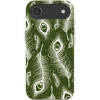 Feathers in Bloom Army Green — iPhone Air iPhone Bio-degradable Case — Finnaij