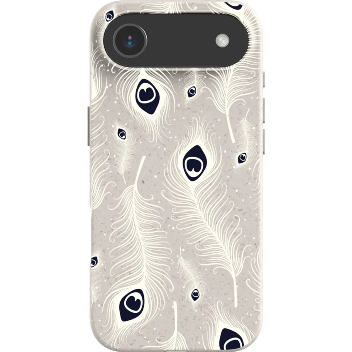 Feathers in Bloom Natural — iPhone Air iPhone Bio-degradable Case — Finnaij