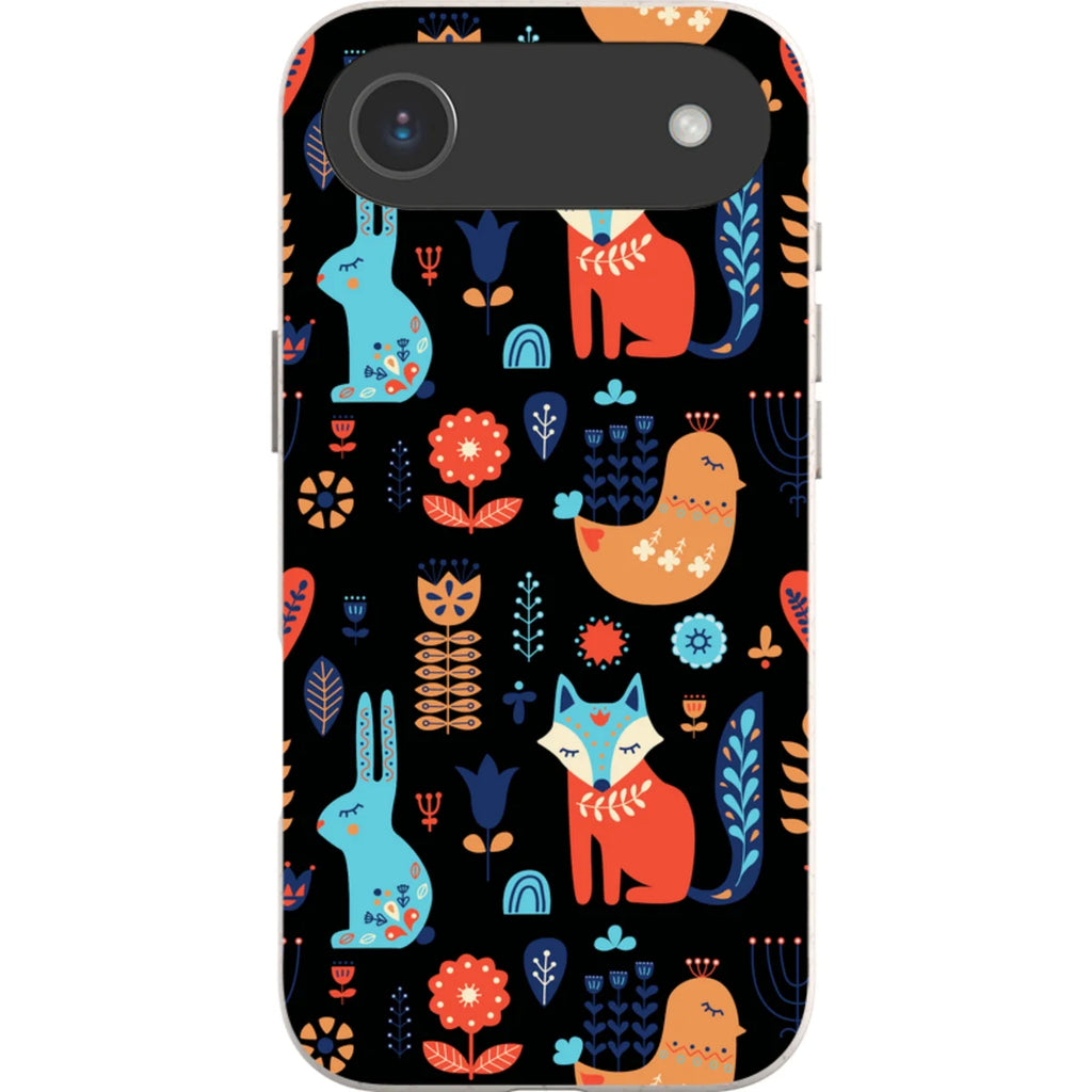 Nordic Ornament Black — iPhone Air iPhone Bio-degradable Case — Finnaij