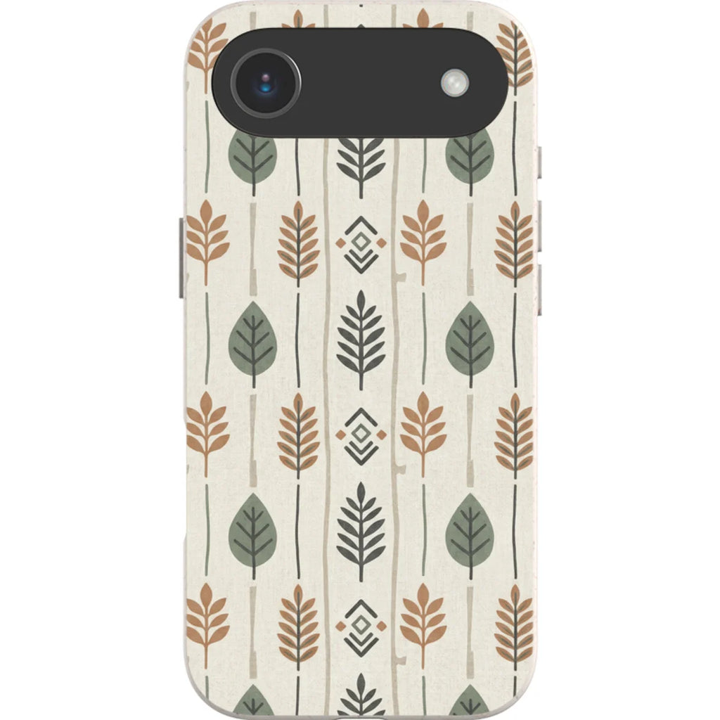Birch and Linen Pattern by Elsi Vaarala — iPhone Air iPhone Bio-degradable Case — Finnaij