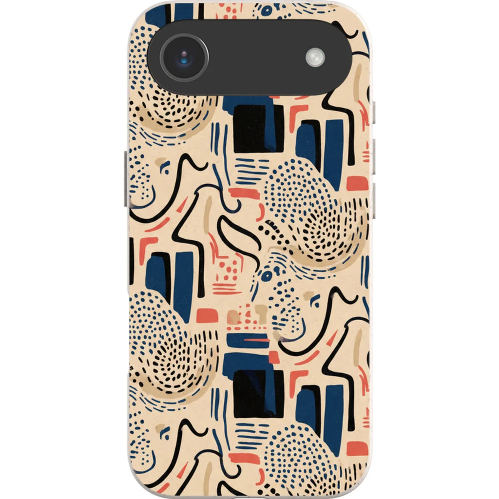 Sandstone Adire by Ada Okoye — iPhone Air iPhone Bio-degradable Case — Finnaij