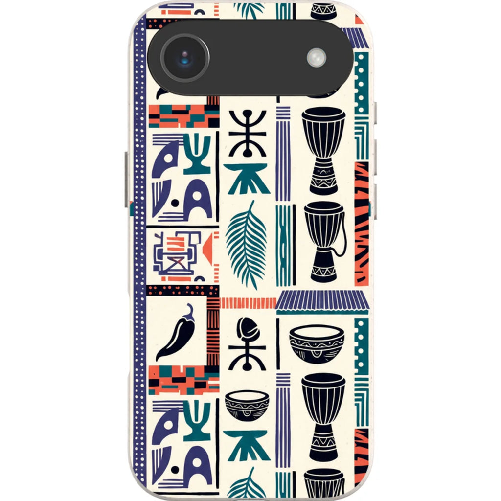 Market Day Icons by Ada Okoye — iPhone Air iPhone Bio-degradable Case — Finnaij