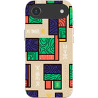 Ankara Blocks on Sand by Ada Okoye — iPhone Air iPhone Bio-degradable Case — Finnaij