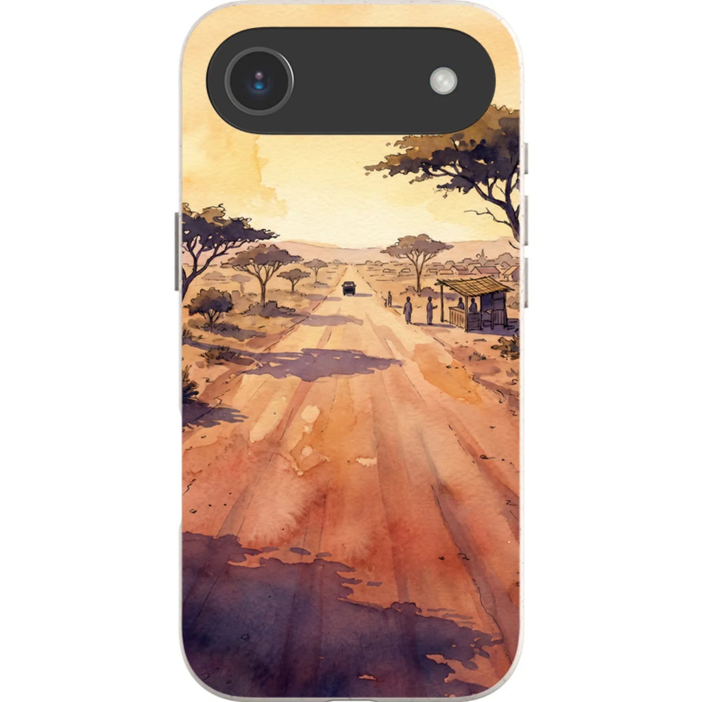 Laterite Road Golden Hour by Tobi Akinyemi — iPhone Air iPhone Bio-degradable Case — Finnaij