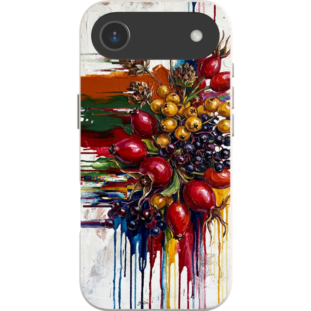 Autumn Berries and Botanicals by Frida Lövström — iPhone Air iPhone Bio-degradable Case — Finnaij