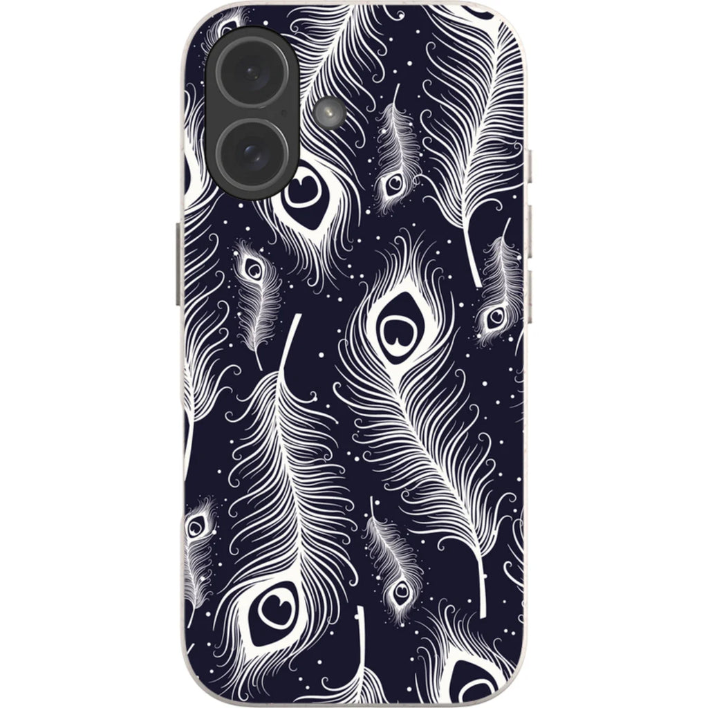 Feathers in Bloom — iPhone 17 iPhone Bio-degradable Case — Finnaij
