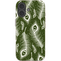 Feathers in Bloom Army Green — iPhone 17 iPhone Bio-degradable Case — Finnaij