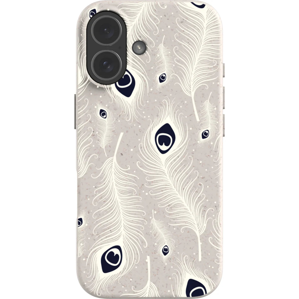 Feathers in Bloom Natural — iPhone 17 iPhone Bio-degradable Case — Finnaij
