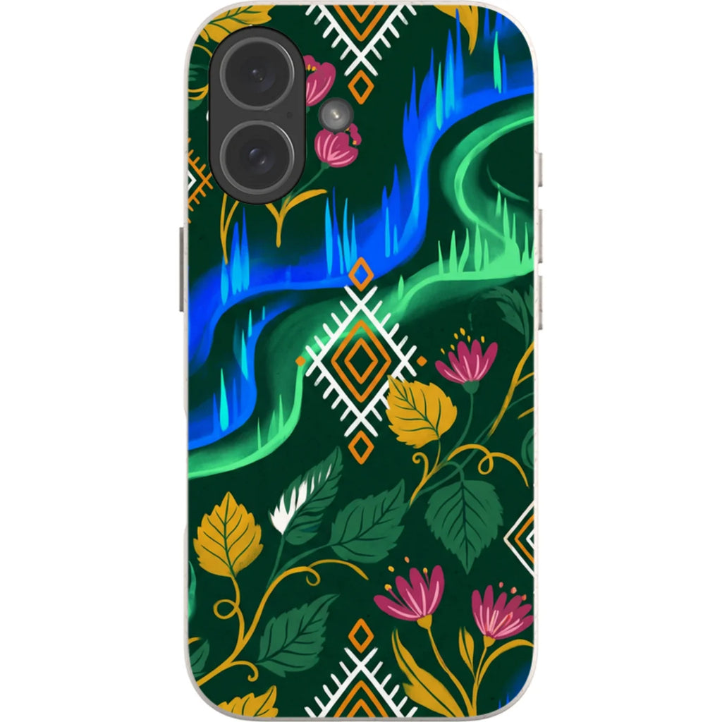 Aurora Birch Bloom by Aino Kallio — iPhone 17 iPhone Bio-degradable Case — Finnaij
