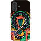 Talking Drum Halo by Ada Okoye — iPhone 17 iPhone Bio-degradable Case — Finnaij