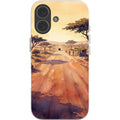 Laterite Road Golden Hour by Tobi Akinyemi — iPhone 17 iPhone Bio-degradable Case — Finnaij