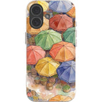 Market Umbrellas from Above by Tobi Akinyemi — iPhone 17 iPhone Bio-degradable Case — Finnaij