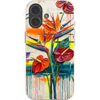 Tropical Flowers by Frida Lövström — iPhone 17 iPhone Bio-degradable Case — Finnaij