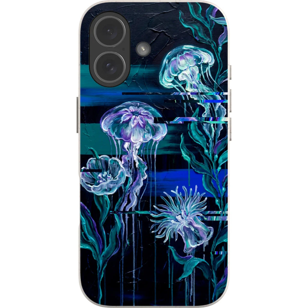 Deep-Sea Underwater Botanical Fantasy by Frida Lövström — iPhone 17 iPhone Bio-degradable Case — Finnaij