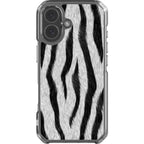 Zebra Groove — iPhone 17 Clear Impact Case — Finnaij
