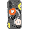 Botanical Doodle — iPhone 17 Magsafe Clear Impact Case — Finnaij