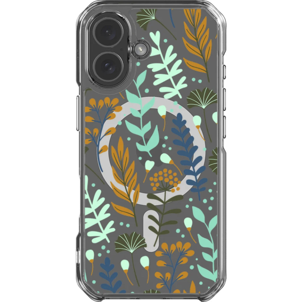 Wild Floral — iPhone 17 Magsafe Clear Impact Case — Finnaij