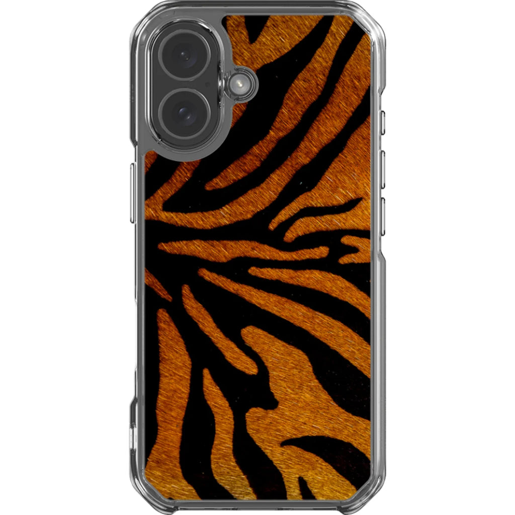 Stripes of the Wild — iPhone 17 Magsafe Clear Impact Case — Finnaij