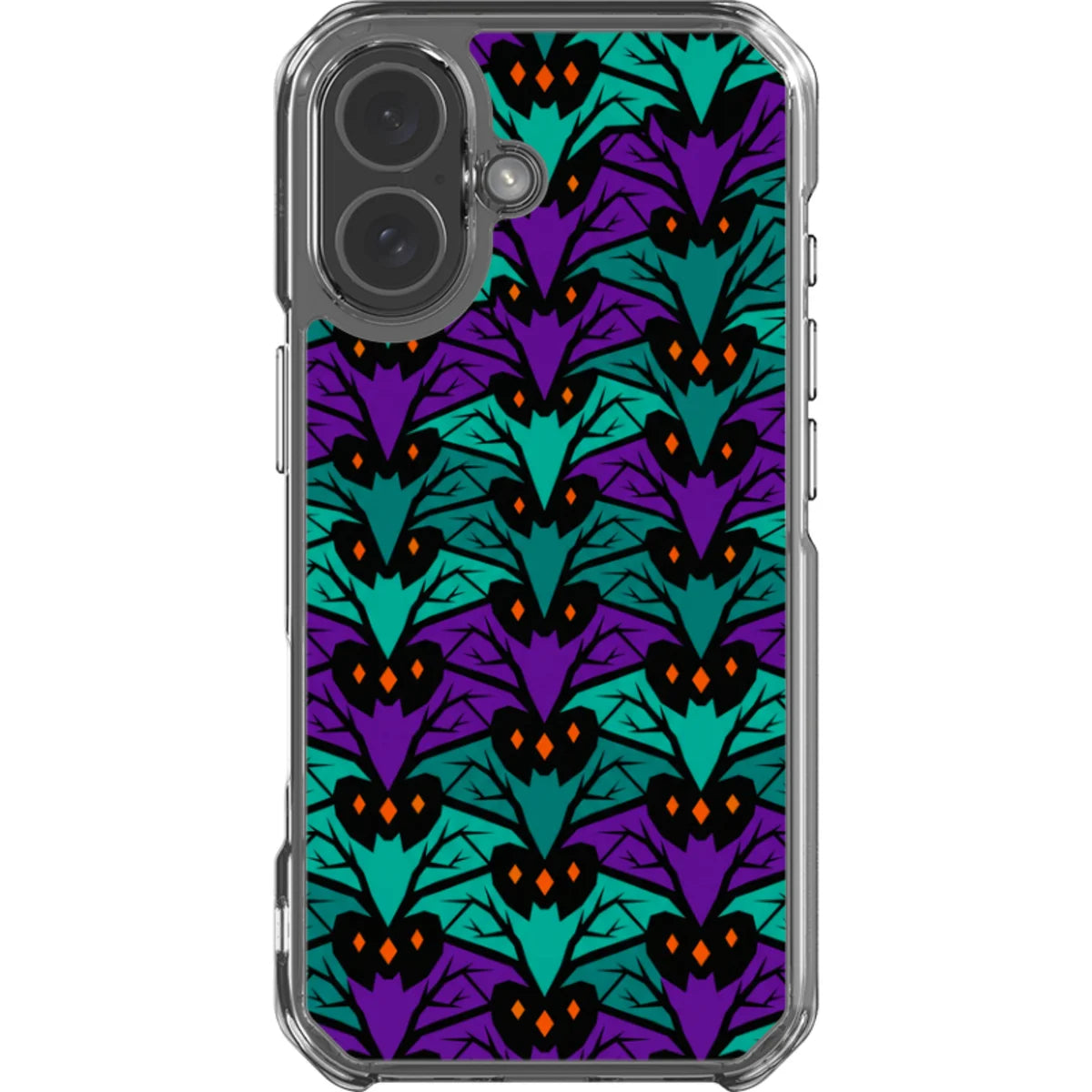 Bat Forest — iPhone 17 Magsafe Clear Impact Case — Finnaij