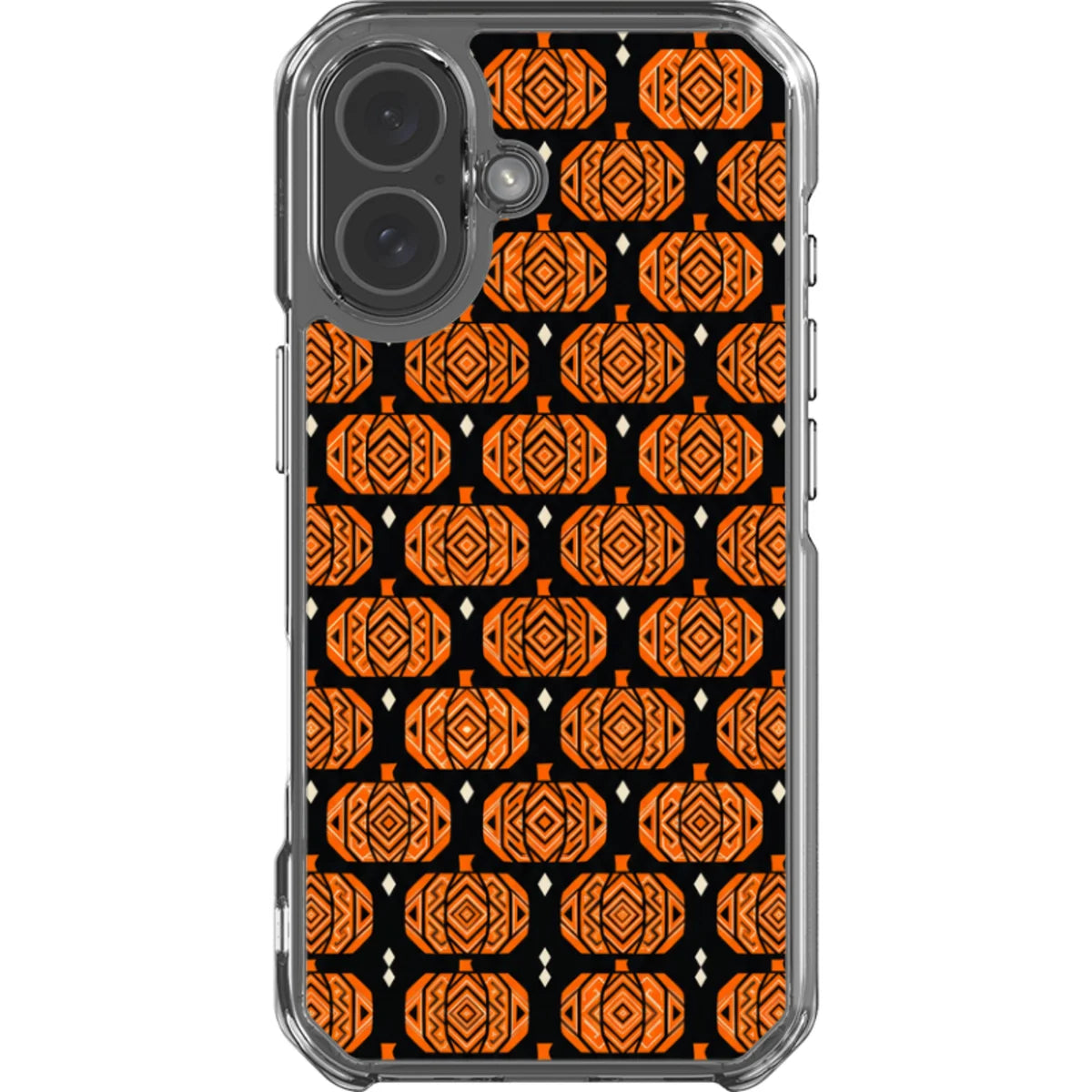 Pumpkin Runo — iPhone 17 Magsafe Clear Impact Case — Finnaij
