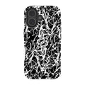 Black-White Grunge — iPhone 17 Magsafe Tough Case — Finnaij